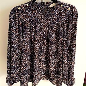 NWOT LOFT floral blouse